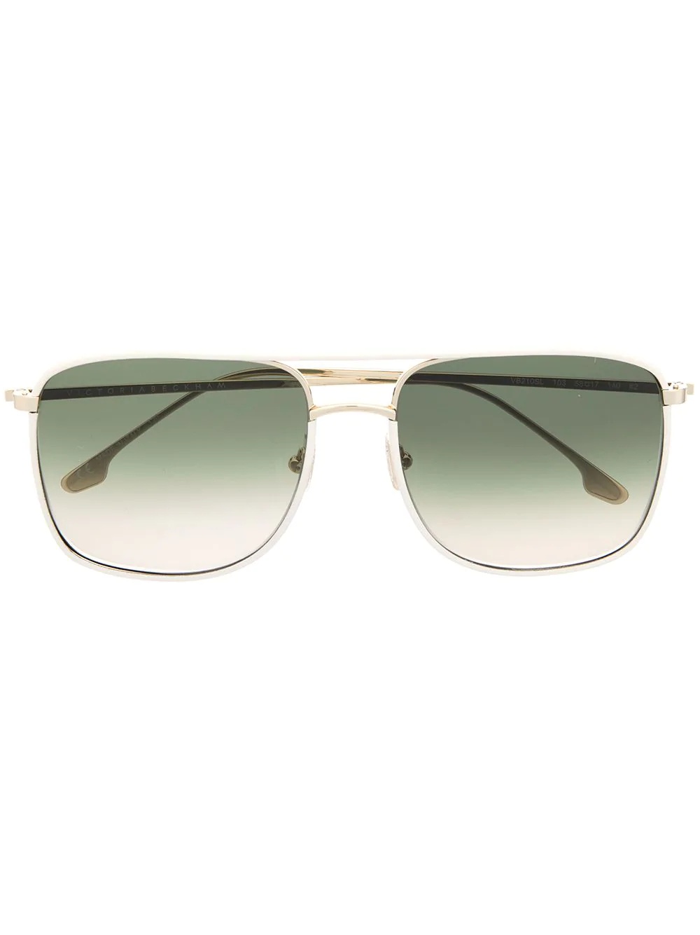 square-frame aviator sunglasses - 1