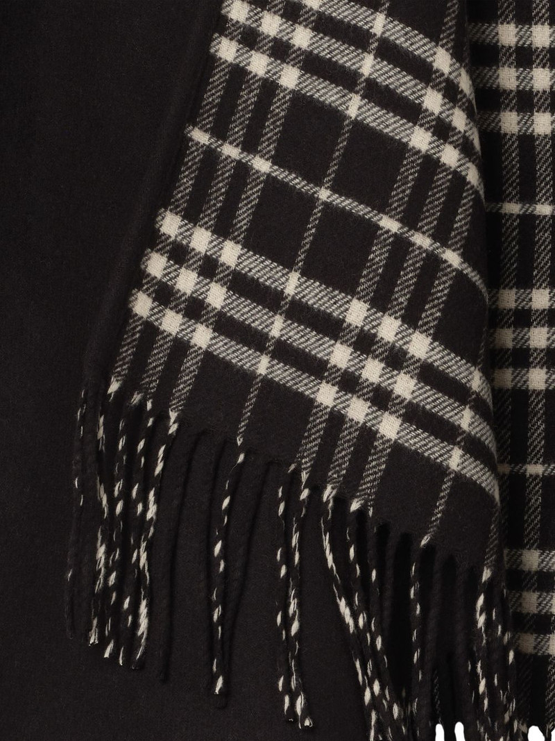 Burberry reversible Check wool cape outlook