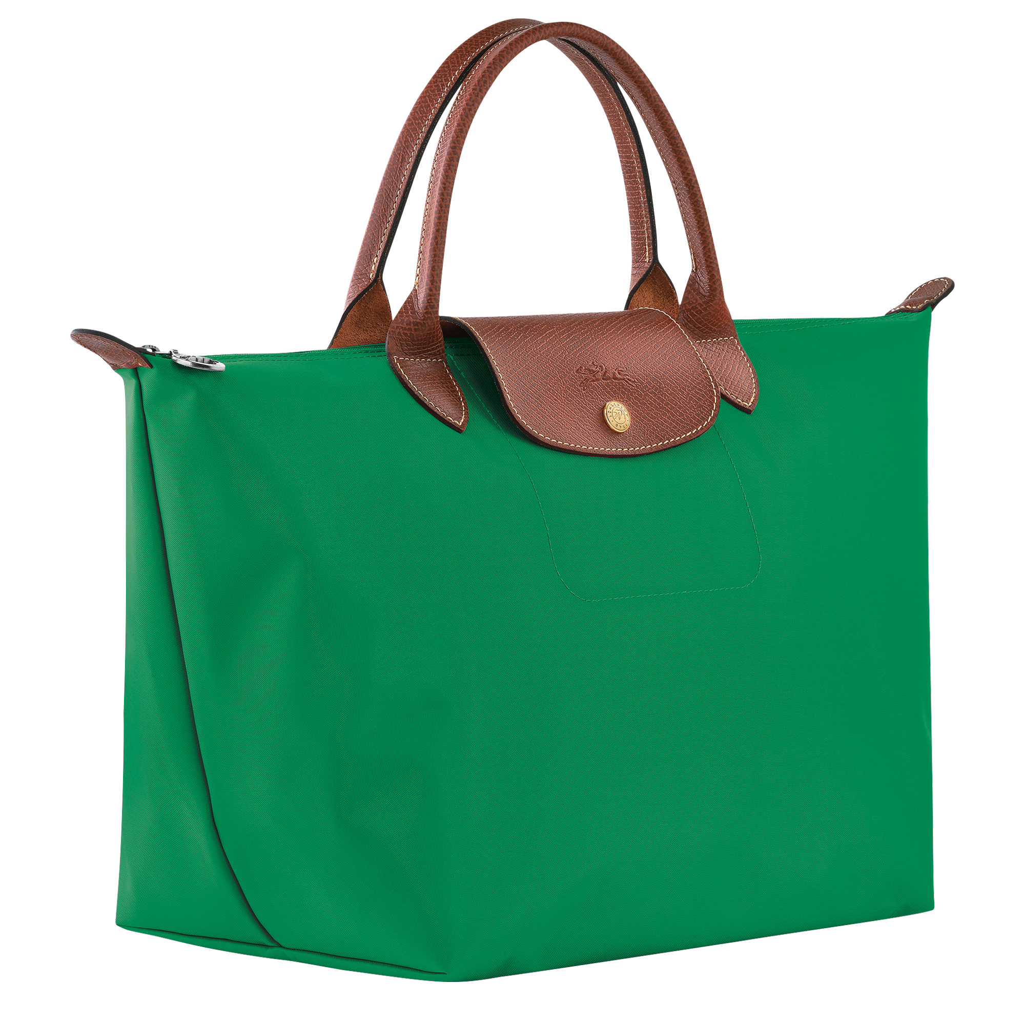 Le Pliage Original M Handbag Green - Recycled canvas - 3