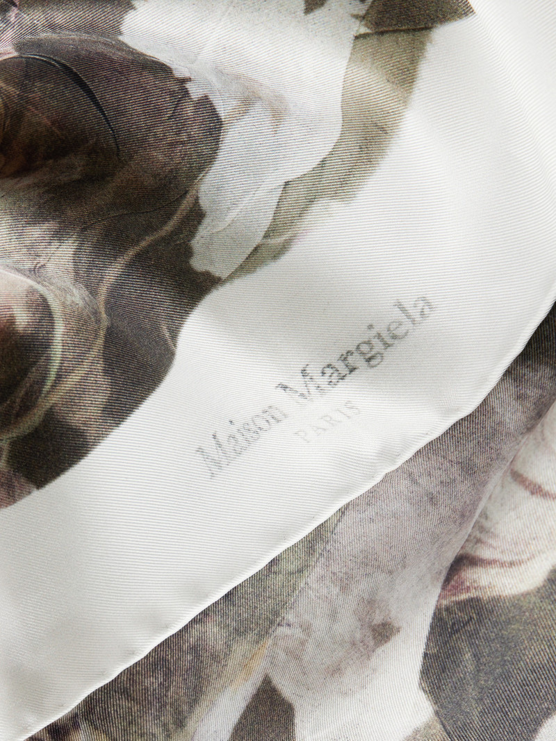 Floral-print Silk Scarf 4