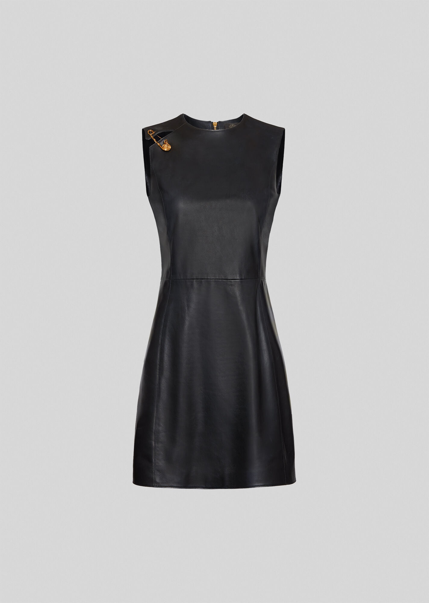 Safety Pin Nappa Leather Dress - 1