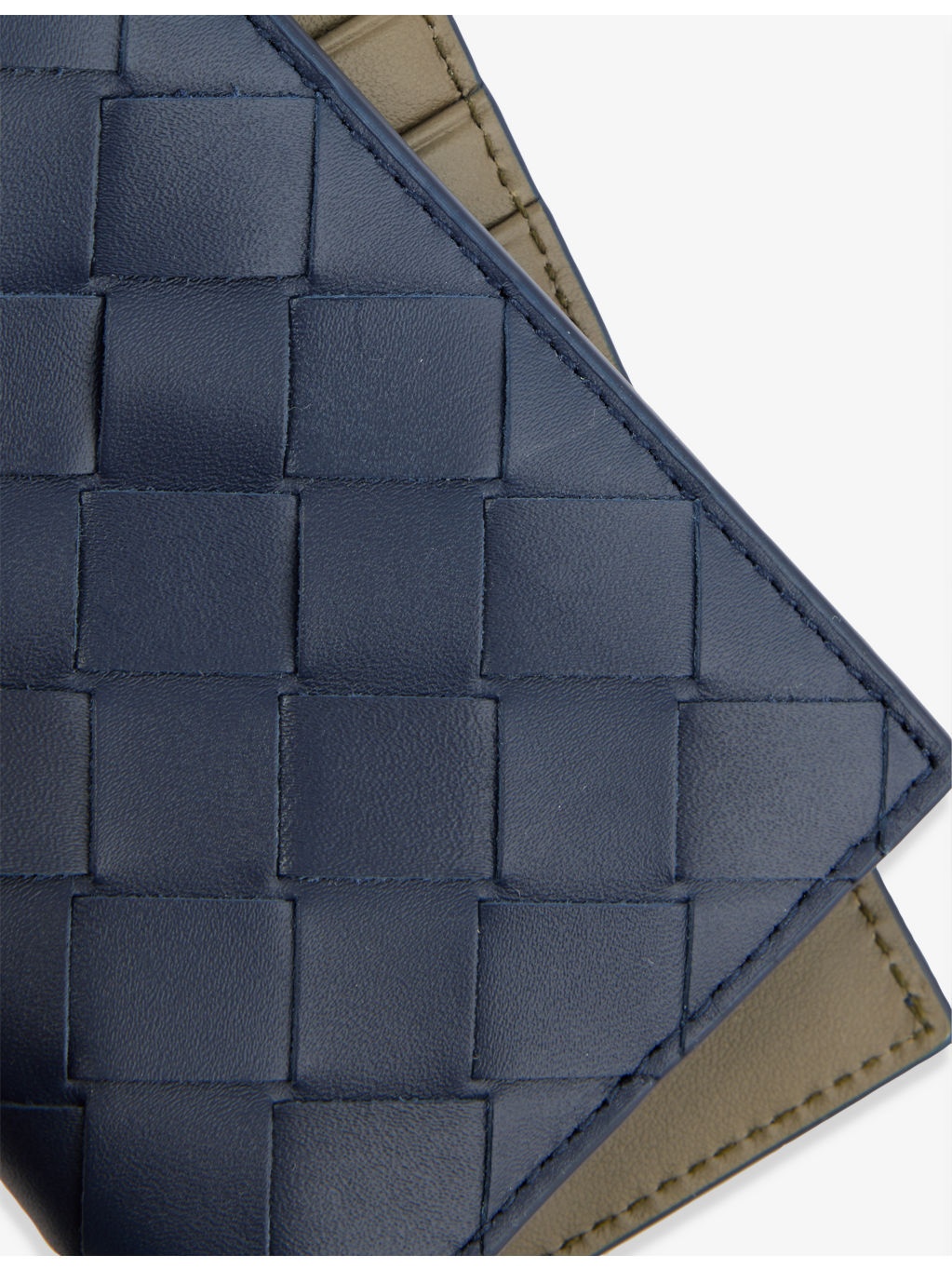 Intrecciato Bifold Leather Wallet - 2