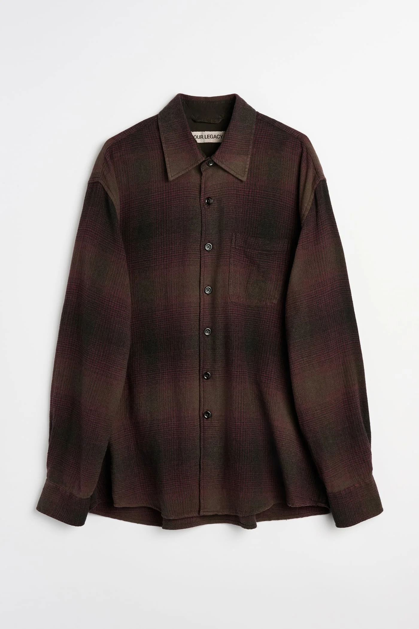 Above Shirt Cordial Dusk Check Grain Weave - 1