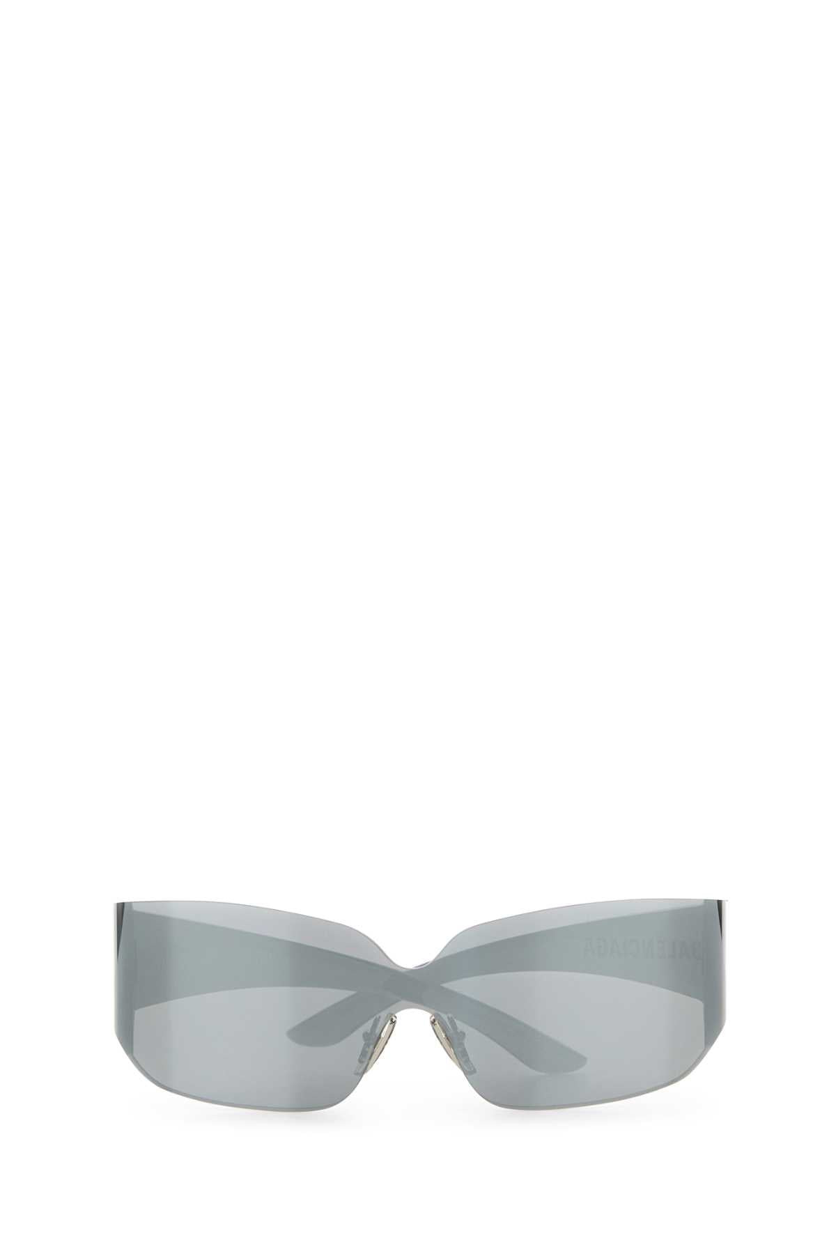 Balenciaga Women Grey Nylon Mono Square Sunglasses - 2