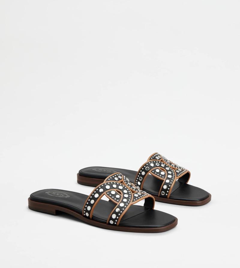 KATE SANDALS IN LEATHER - BLACK 3