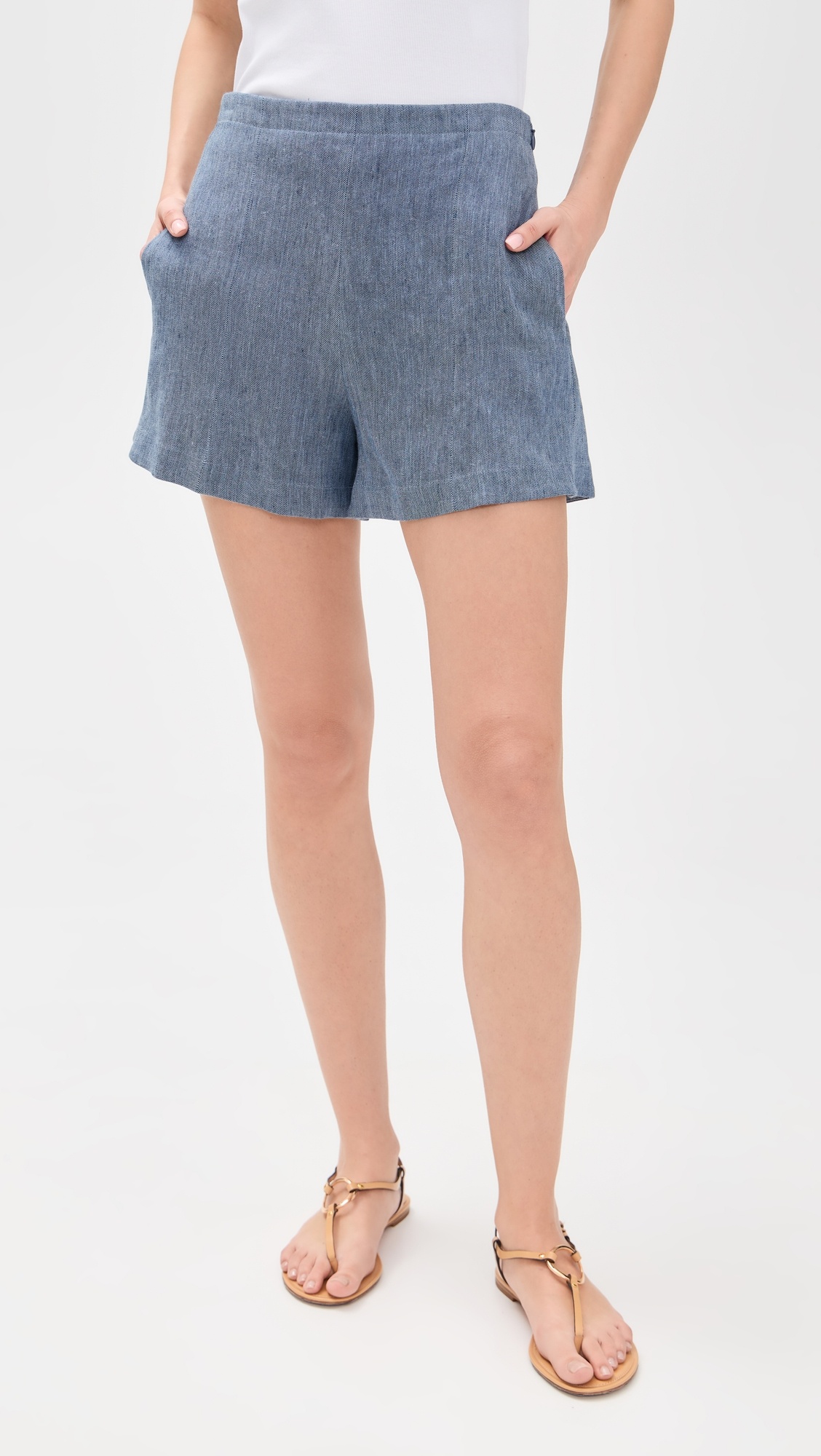 Cotton Blend Shorts - 1