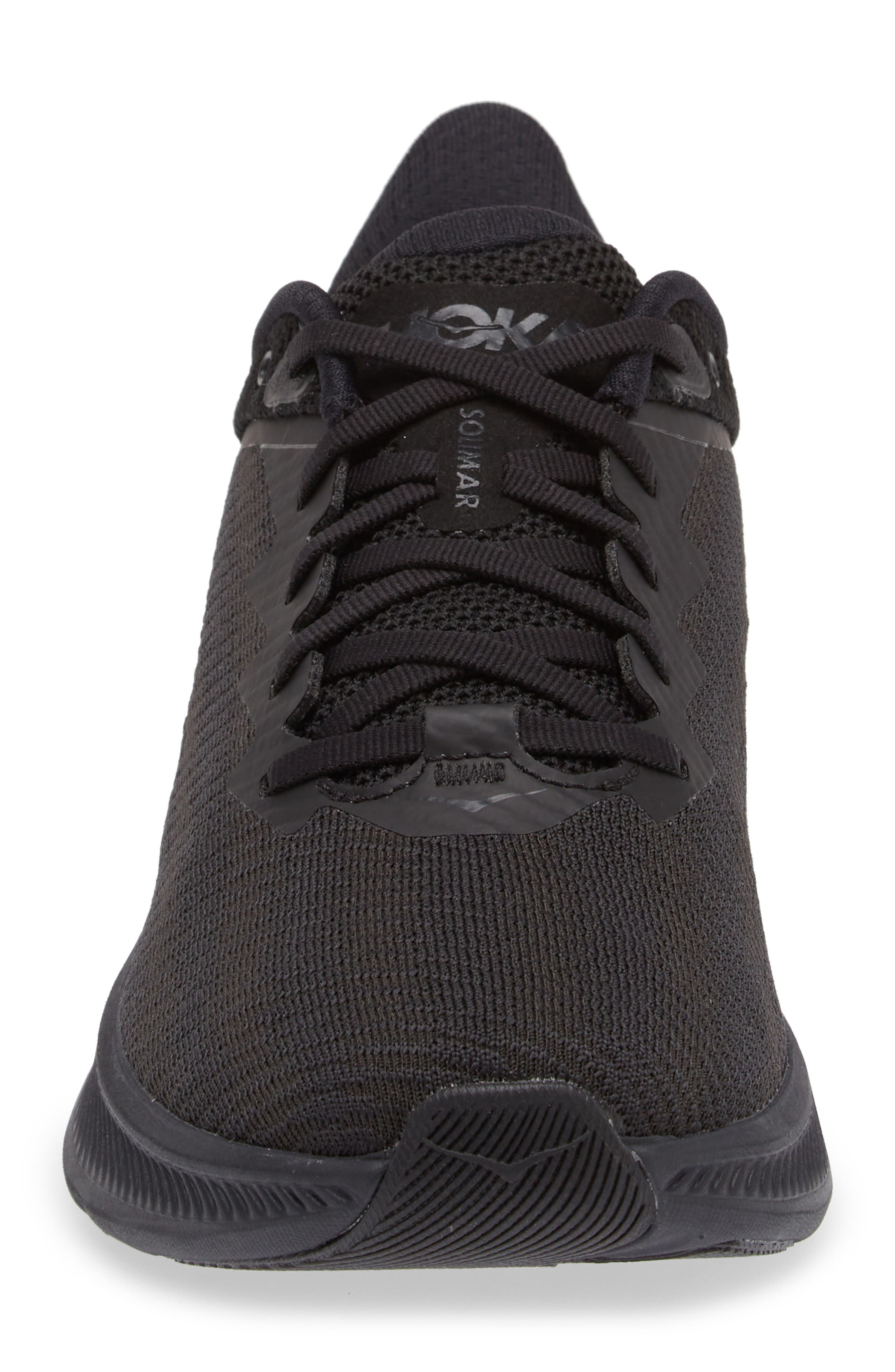 HOKA Solimar Running Shoe in Black /Black at Nordstrom - 4