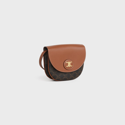 CELINE TRIOMPHE SADDLE BAG  IN  TRIOMPHE CANVAS outlook