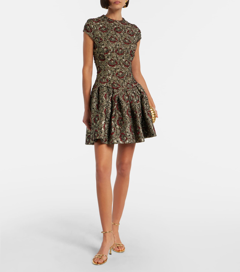 SIMKHAI Elowen jacquard minidress outlook