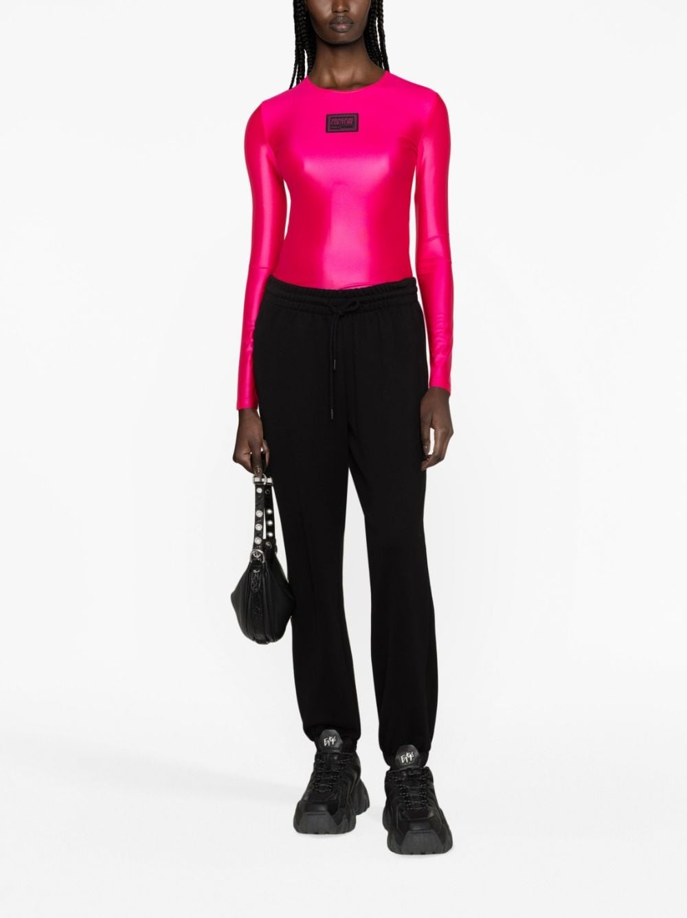 logo patch bodysuit - 2