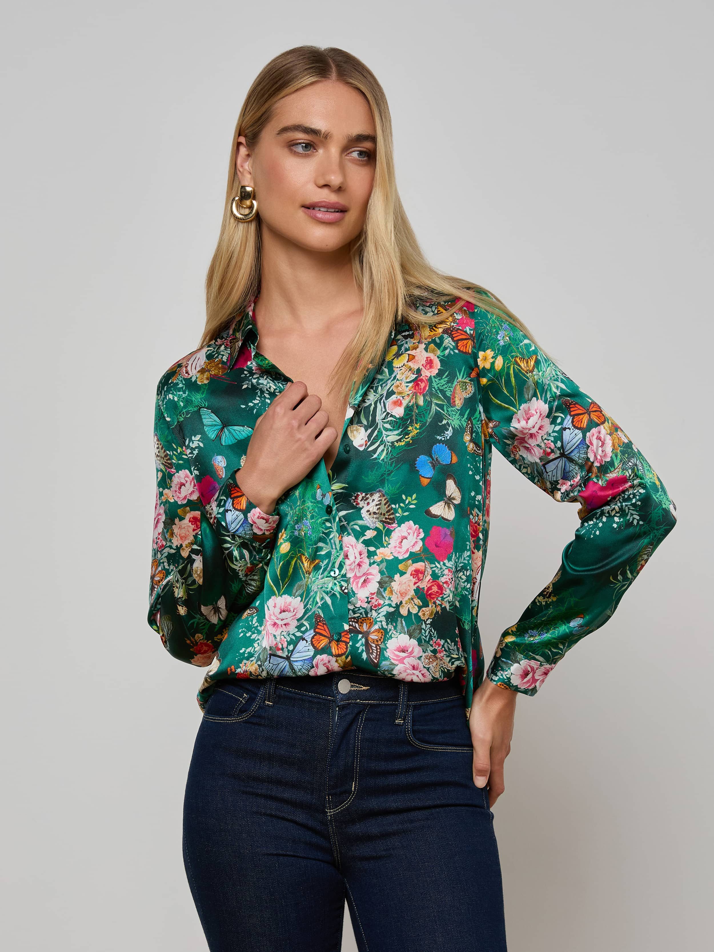 Tyler Silk Blouse - 2
