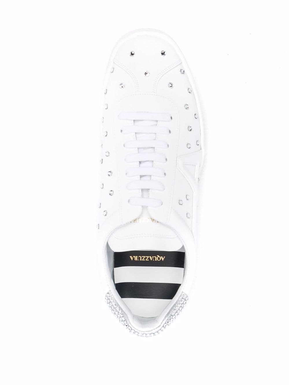 crystal-embellished sneakers - 4