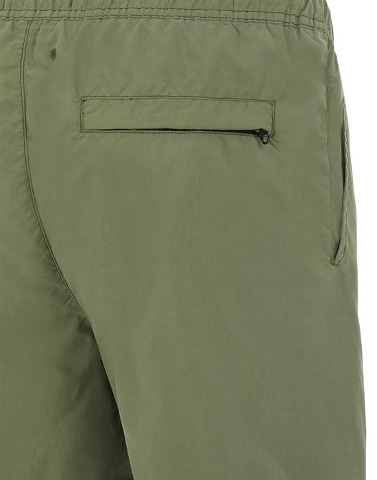 B0946 BRUSHED NYLON_GARMENT DYED OLIVE GREEN - 4