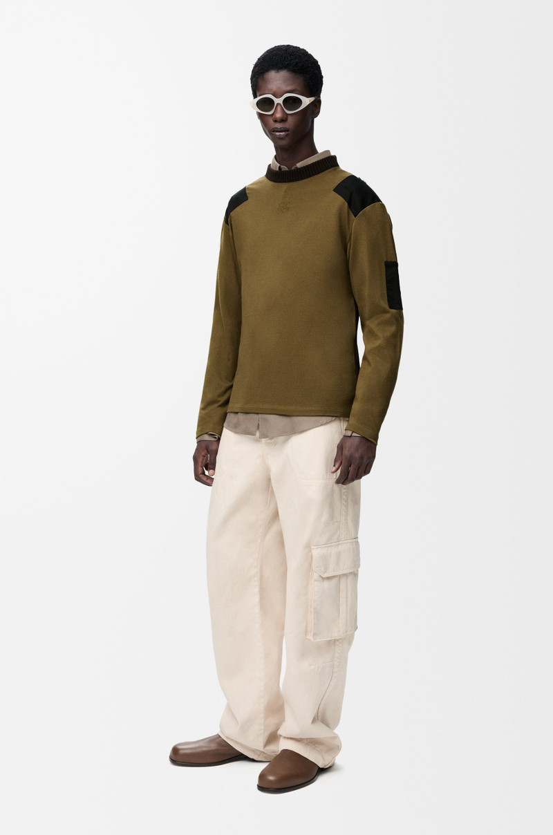 Loewe Long sleeve top in cotton blend outlook