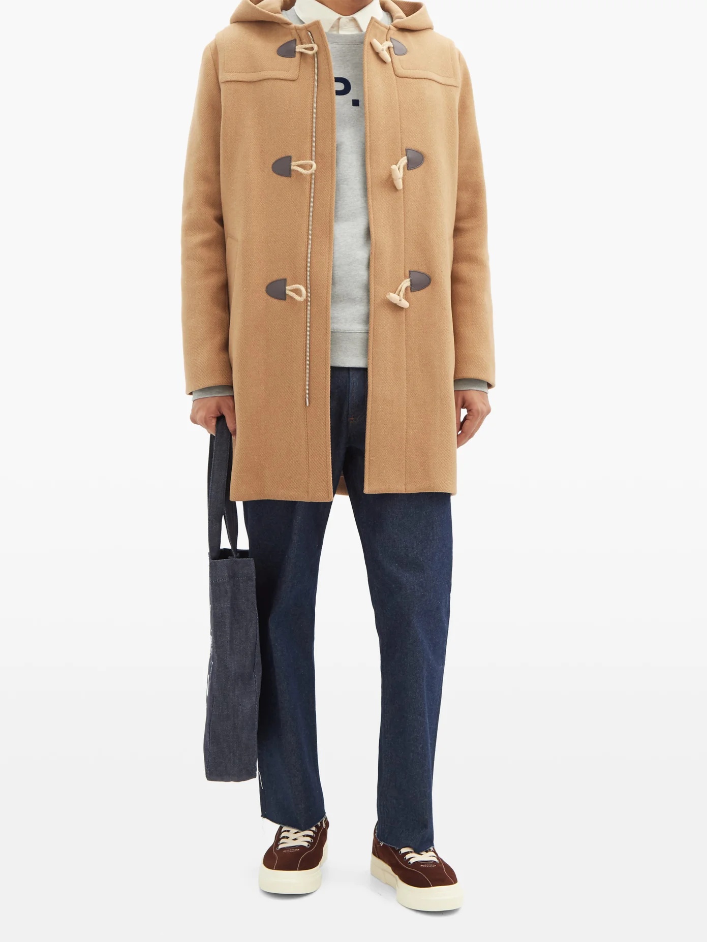 Edouard hooded wool duffle coat - 6