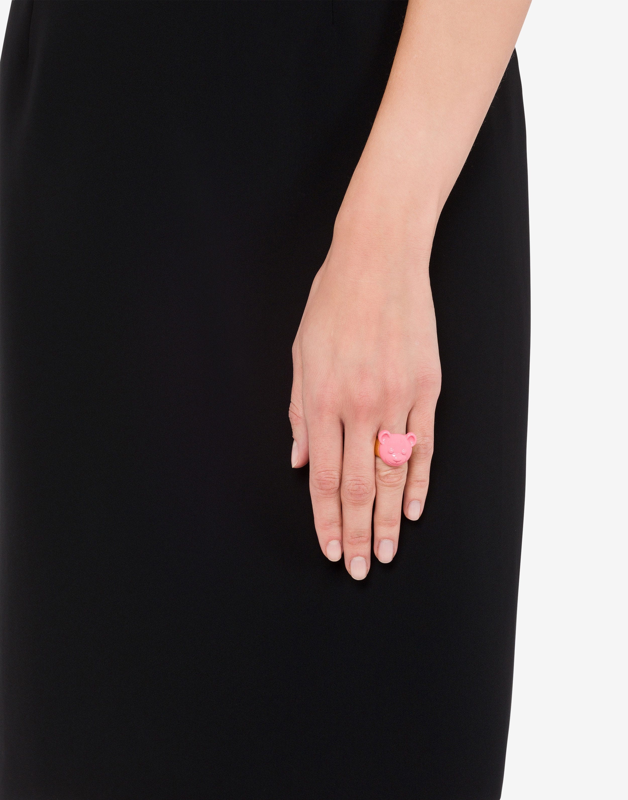 MOSCHINO TEDDY BEAR RING - 4