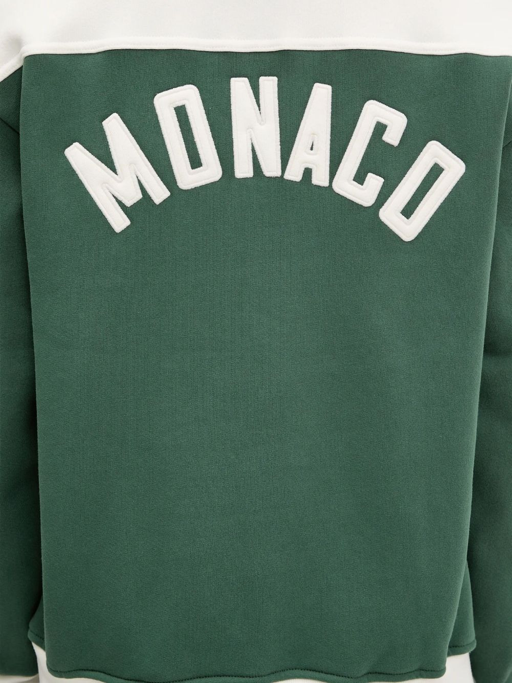 embroidered colour-block half-zip sweatshirt - 4