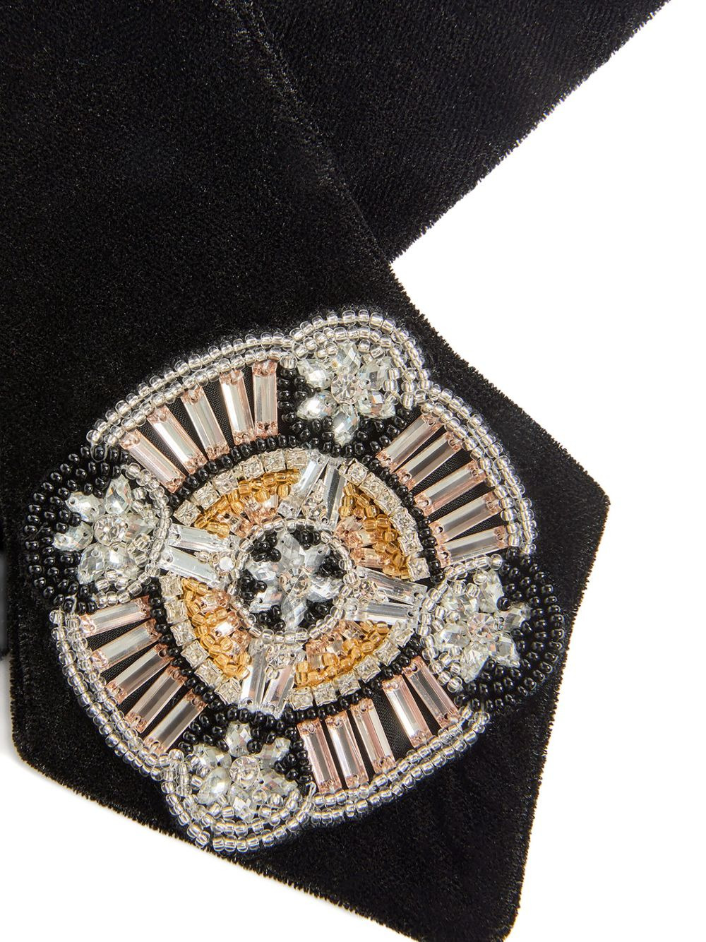 beaded velvet stole - 3