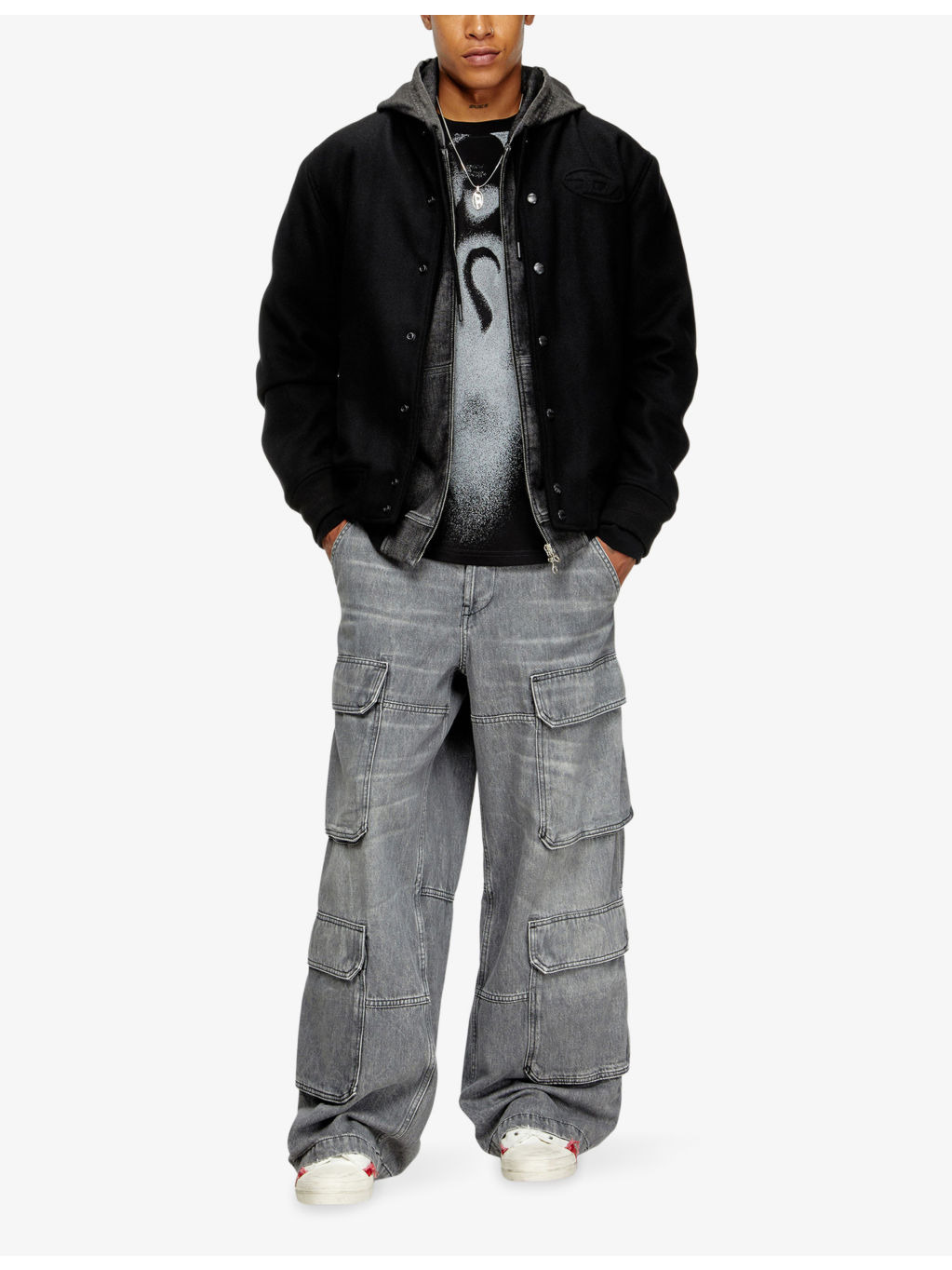 J-Arry Logo-Embossed Wool-Blend Bomber Jacket - 2
