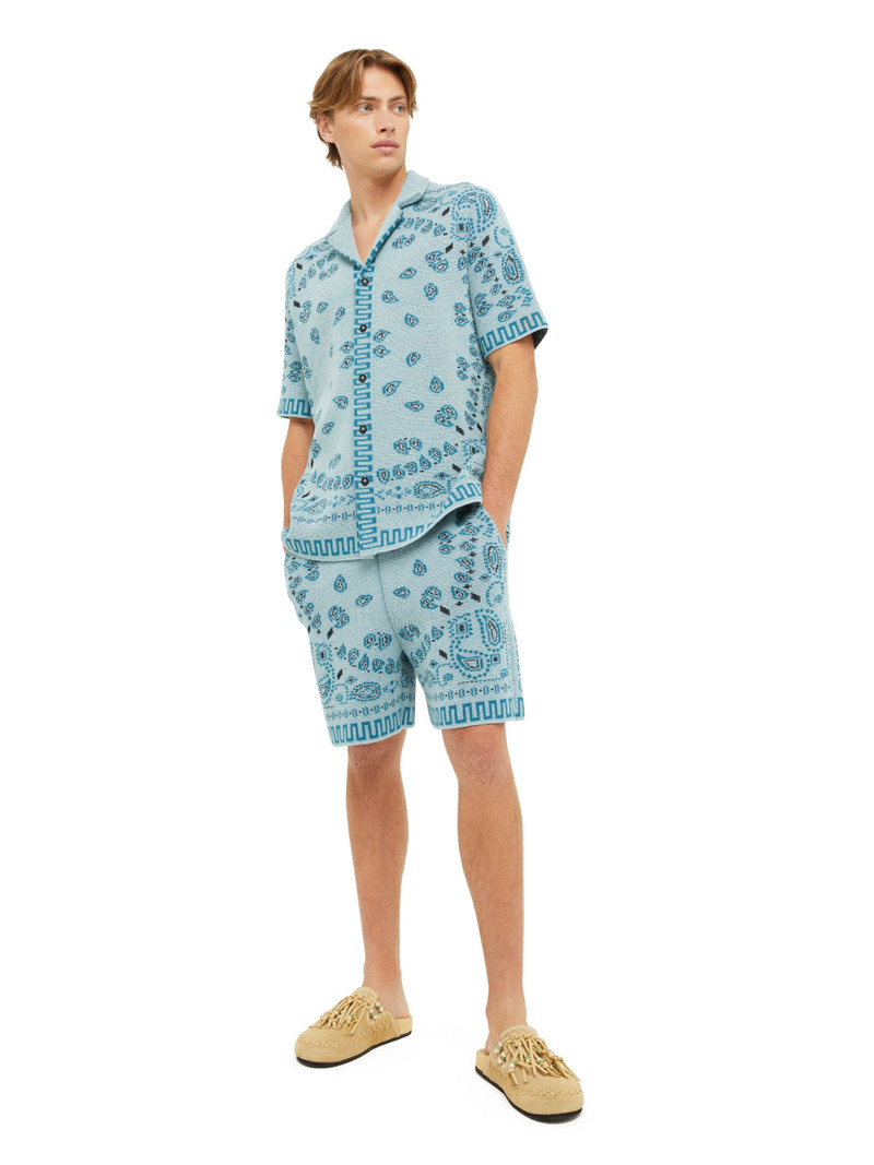 Alanui Cotton Piquet Bandana Shirt outlook