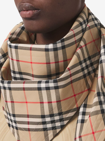 Burberry Vintage Check gabardine bandana outlook