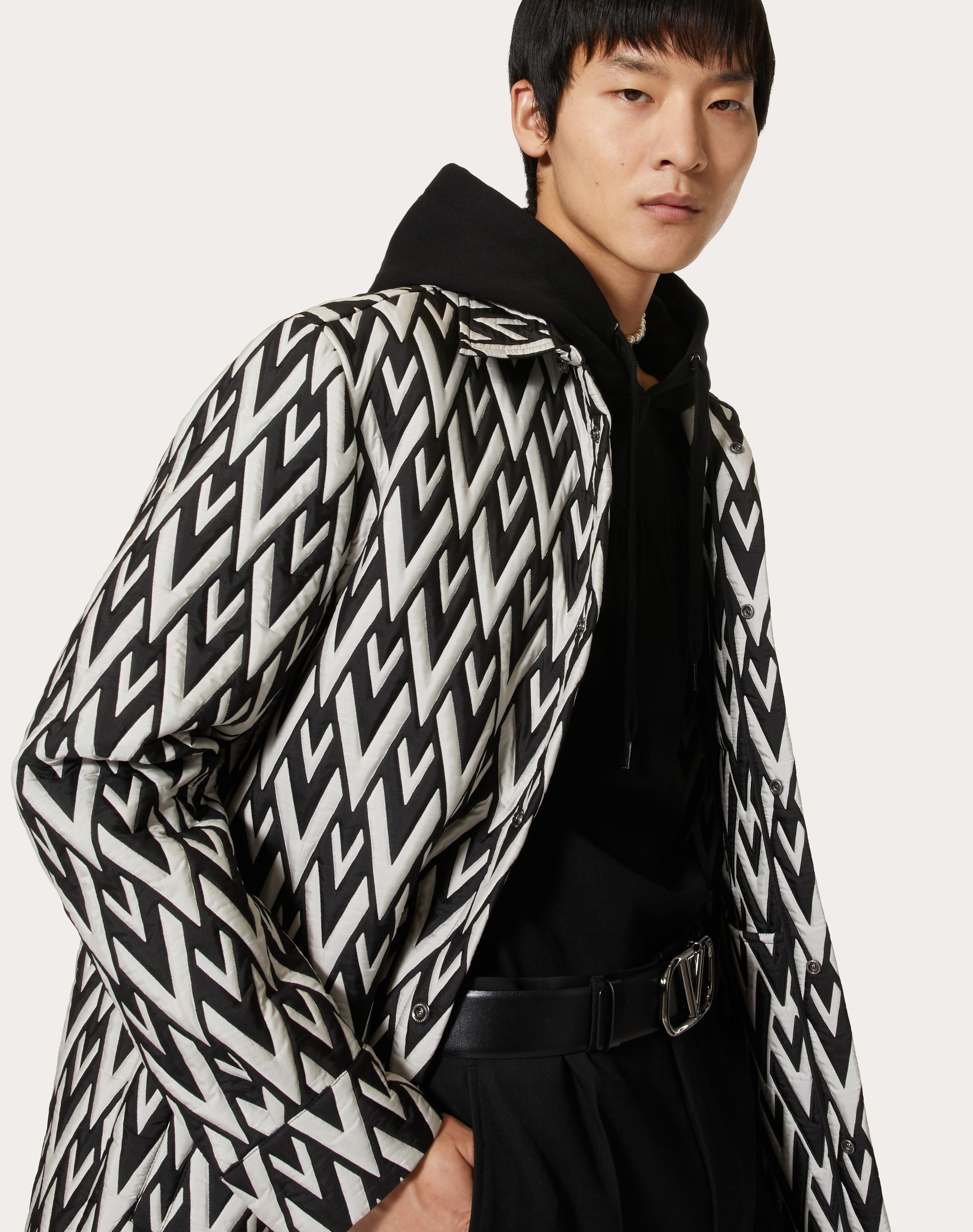 VRHOMBUS PRINT NYLON OVERSHIRT - 5