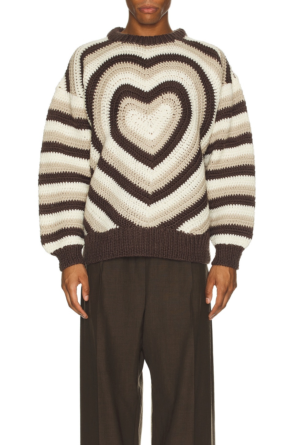 Hearty Hand Knit Sweater - 4