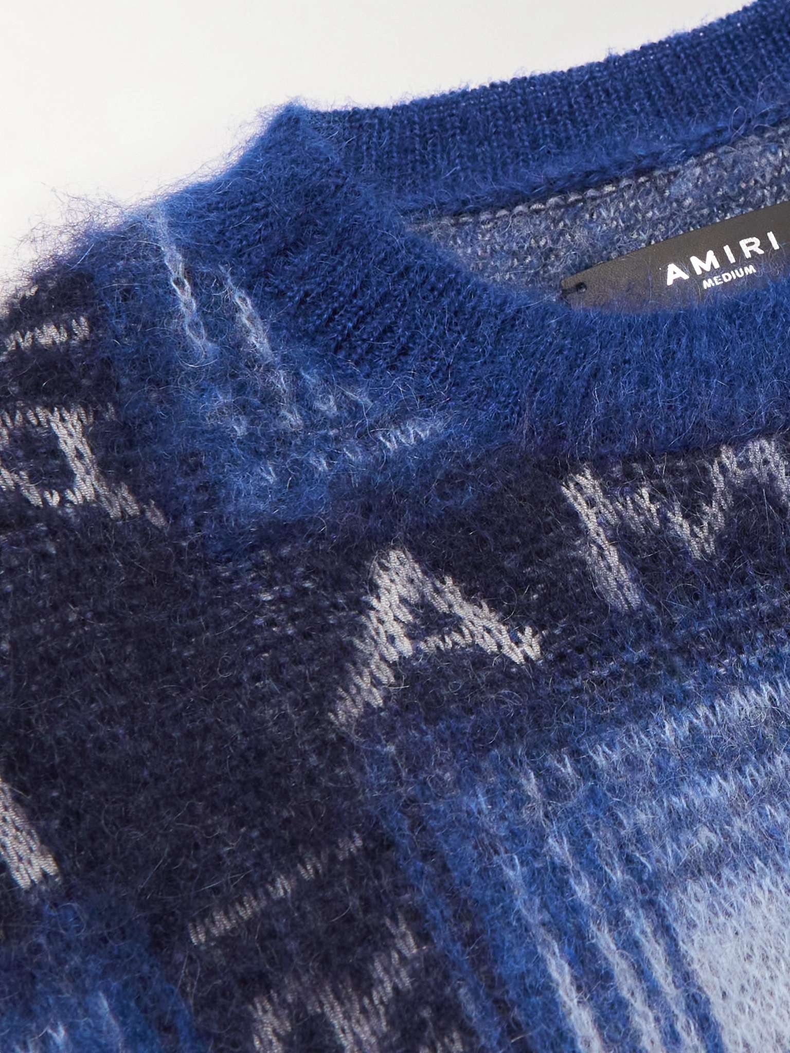 Logo-Intarsia Cotton and Cashmere-Blend Sweater - 5