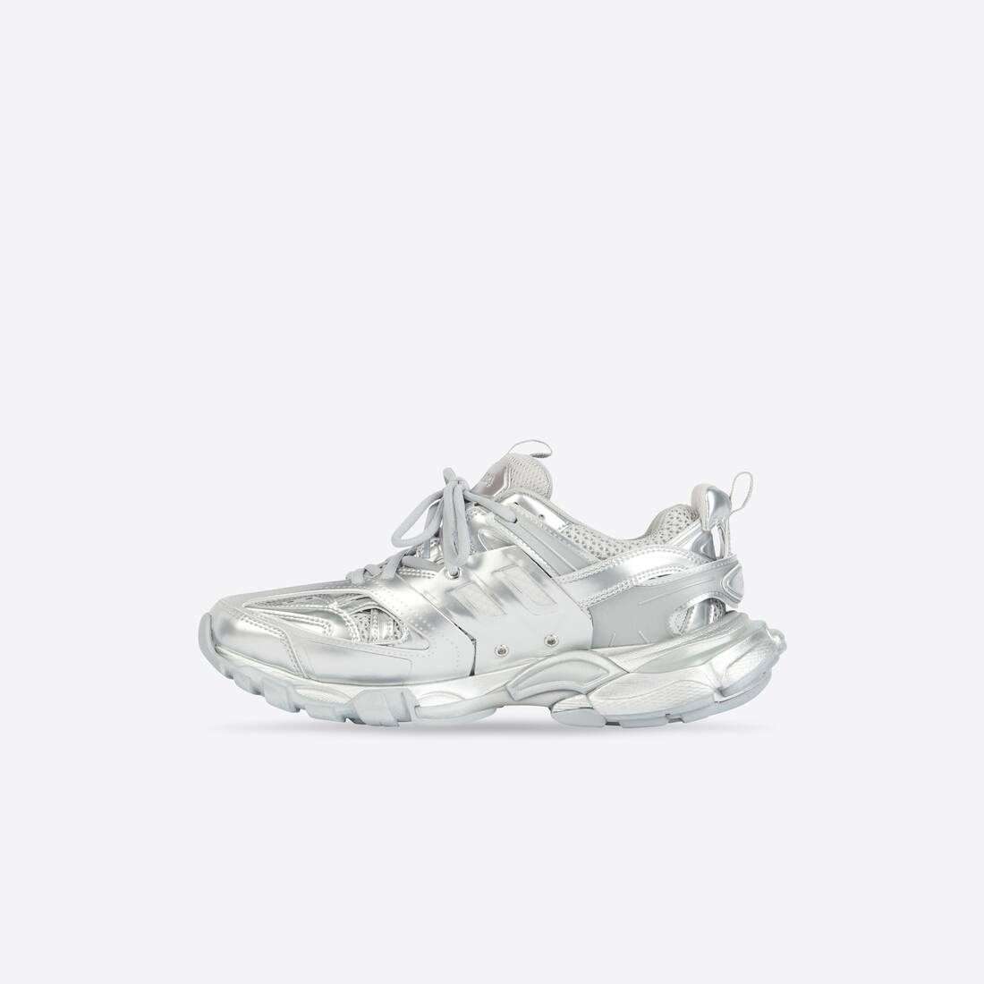 Women's Track Sneaker in Silver - 4