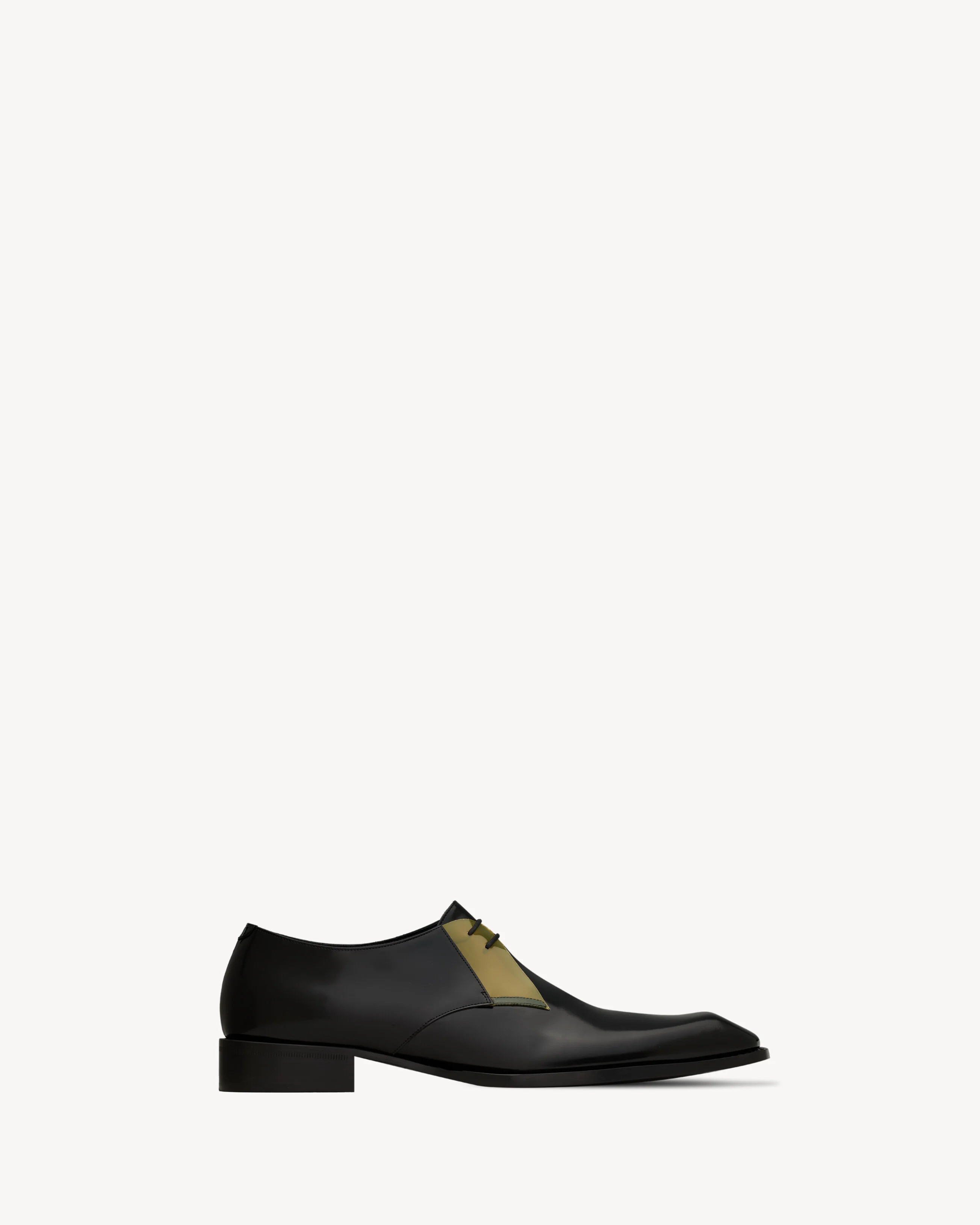 NICO DERBIES IN GLAZED LEATHER AND TPU - 1