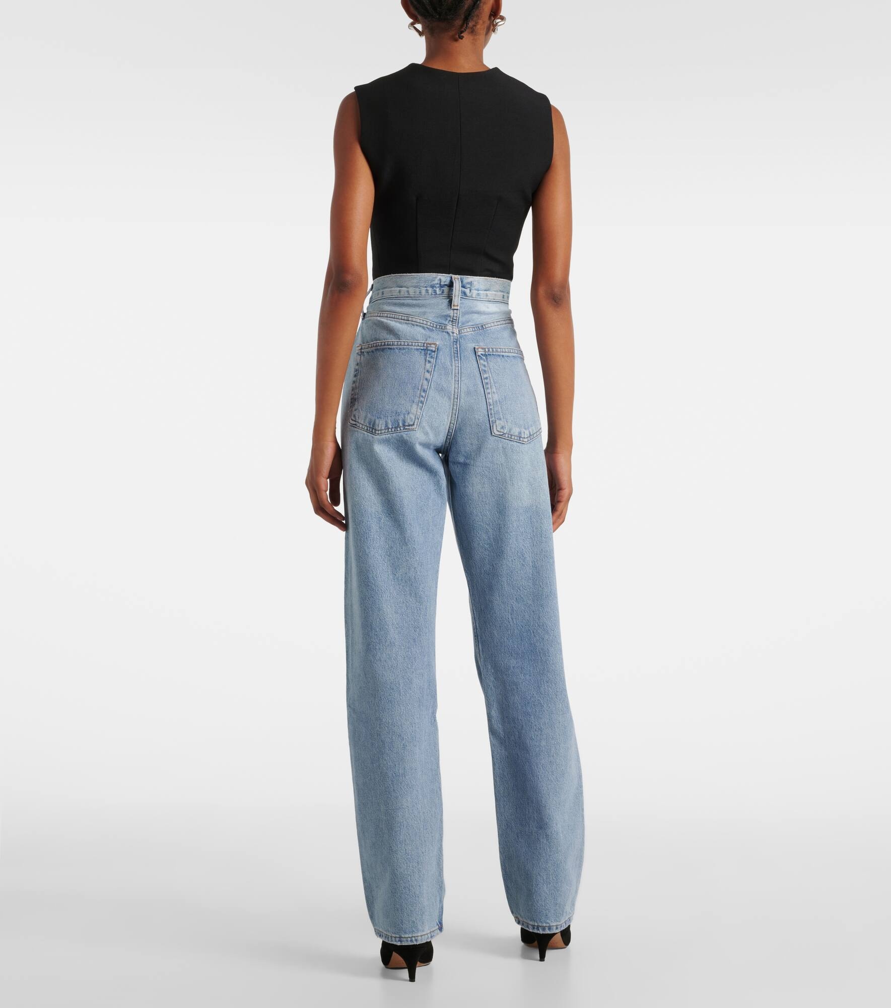 Kelly Jean high-rise straight jeans - 3