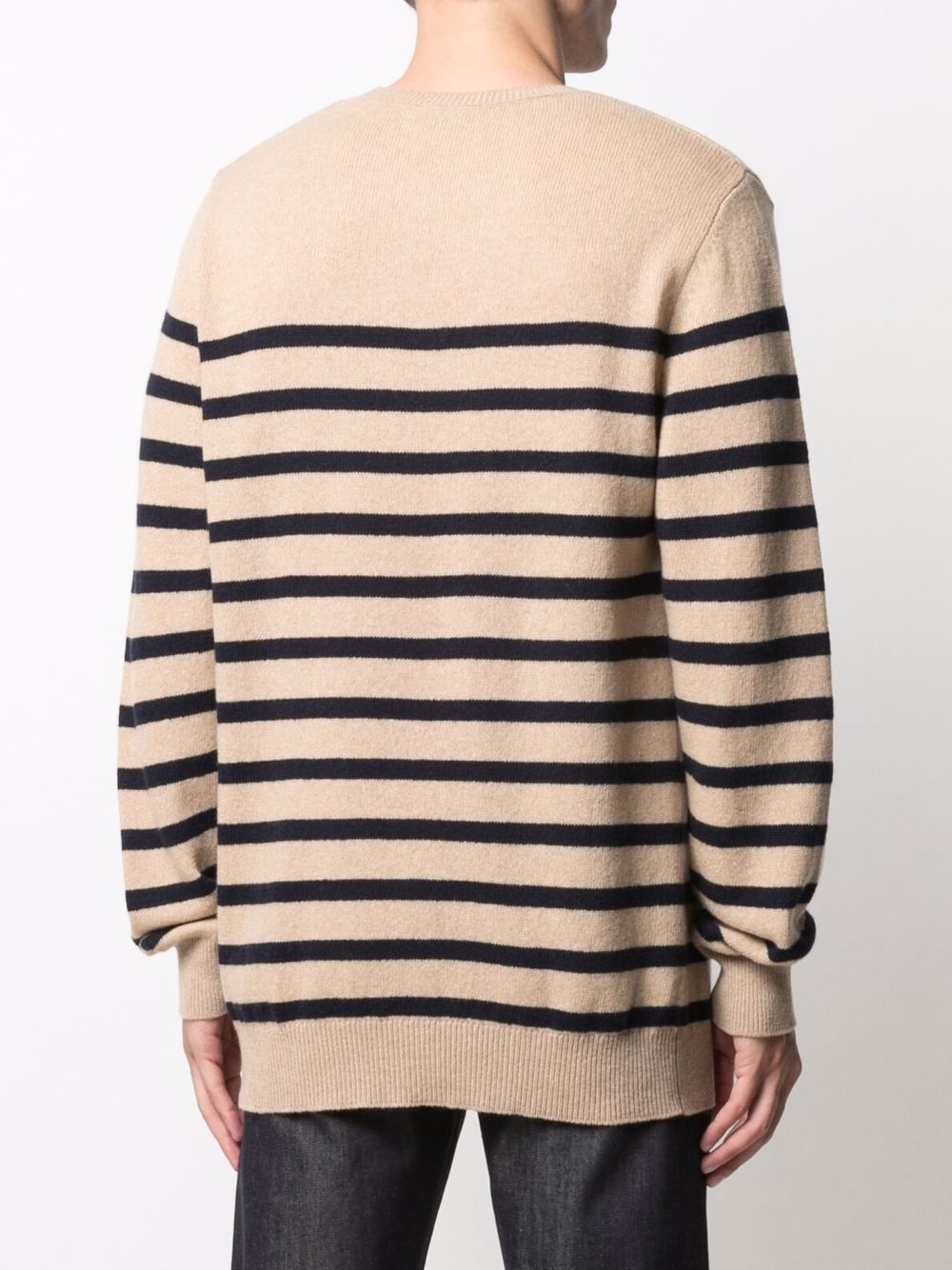 Travis striped knitted jumper - 4