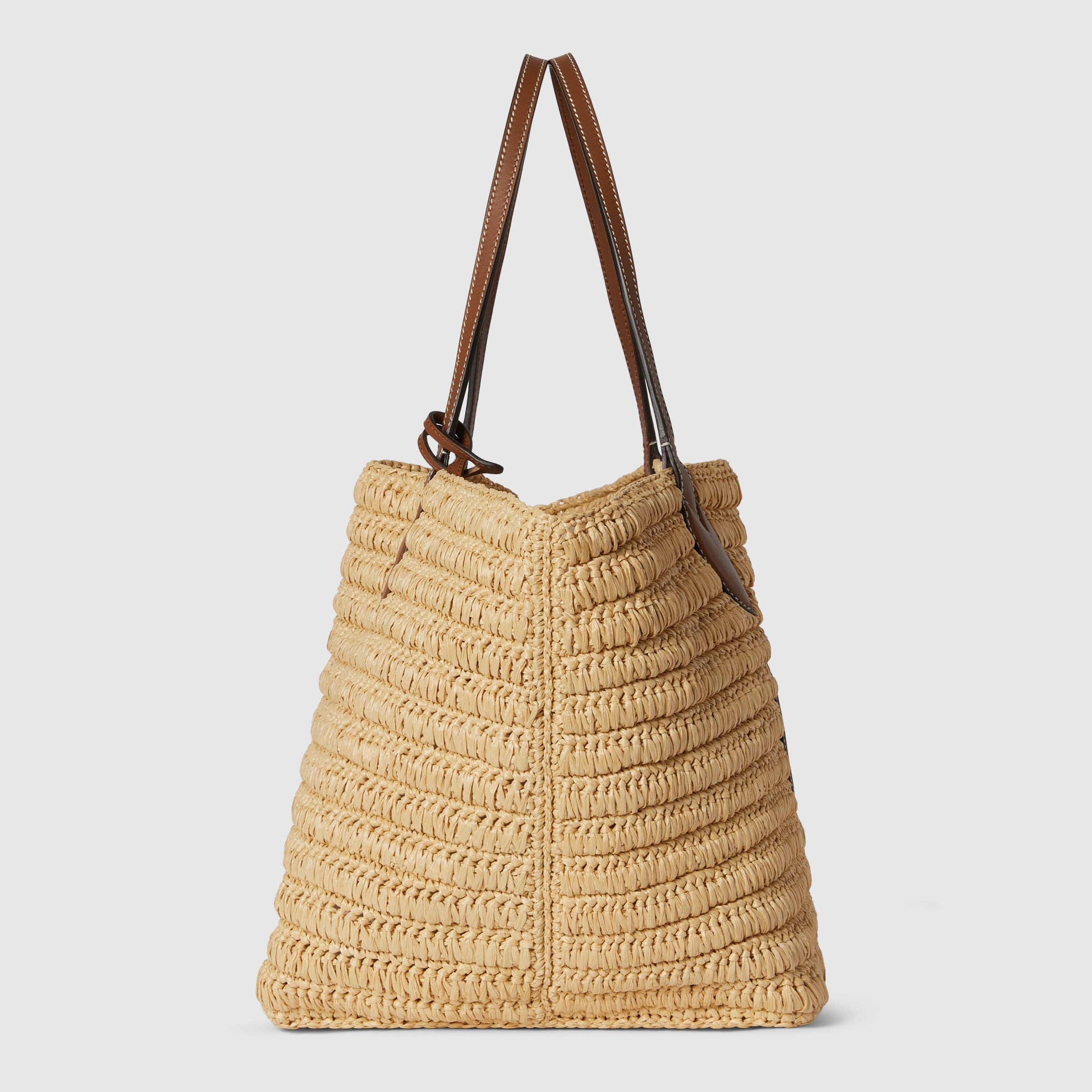 Woven medium tote bag - 7