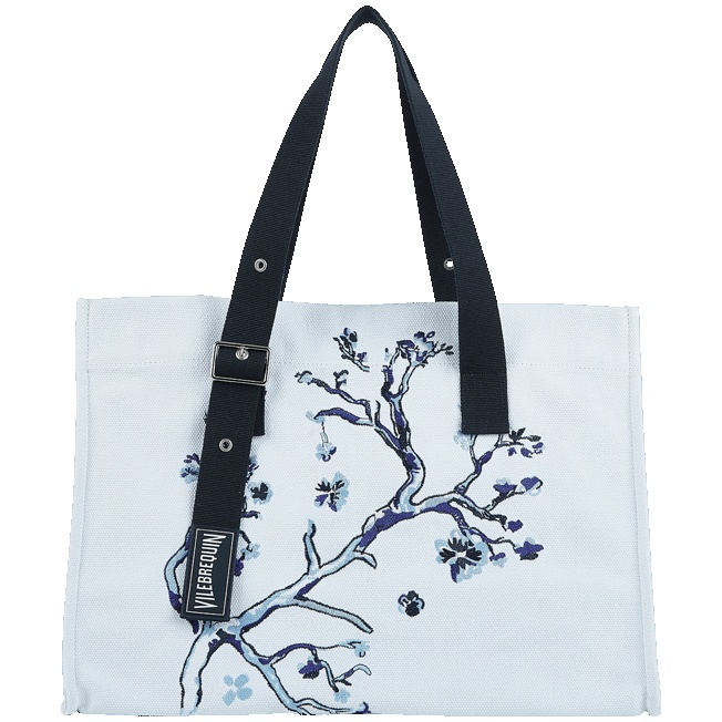 Large Beach Bag Cherry Blossom - 1