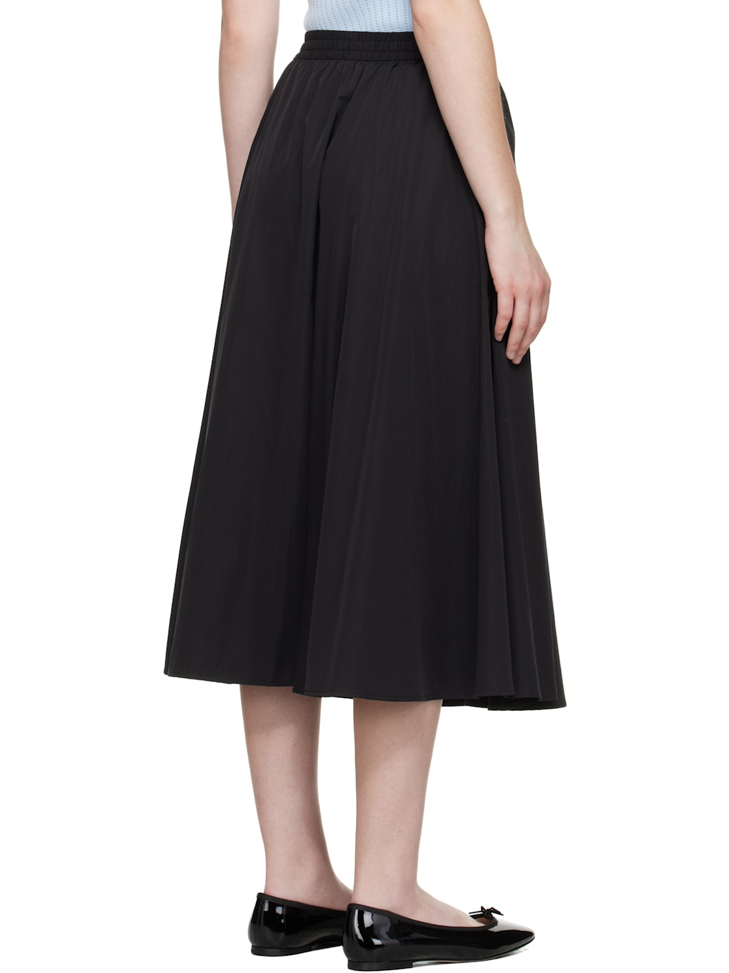 Black Kenzo Paris 'Boke Flower 2.0' Midi Skirt - 3