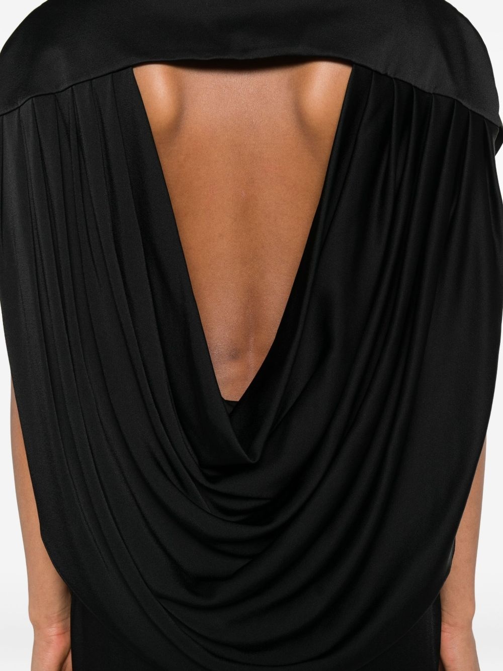 v-neck cut-out dress - 5