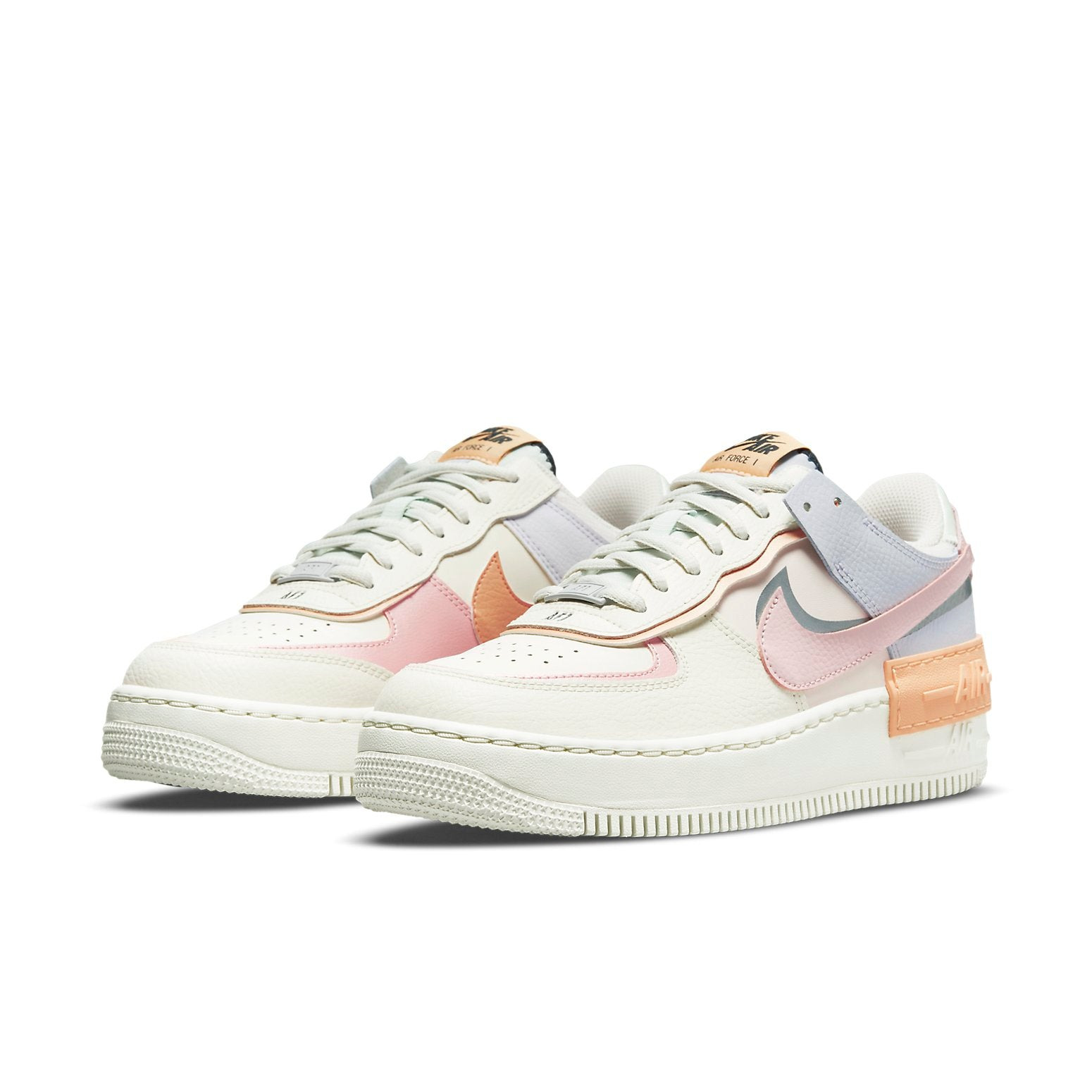 (WMNS) Nike Air Force 1 Shadow 'Orange Chalk Pink Glaze' CI0919-111 - 3