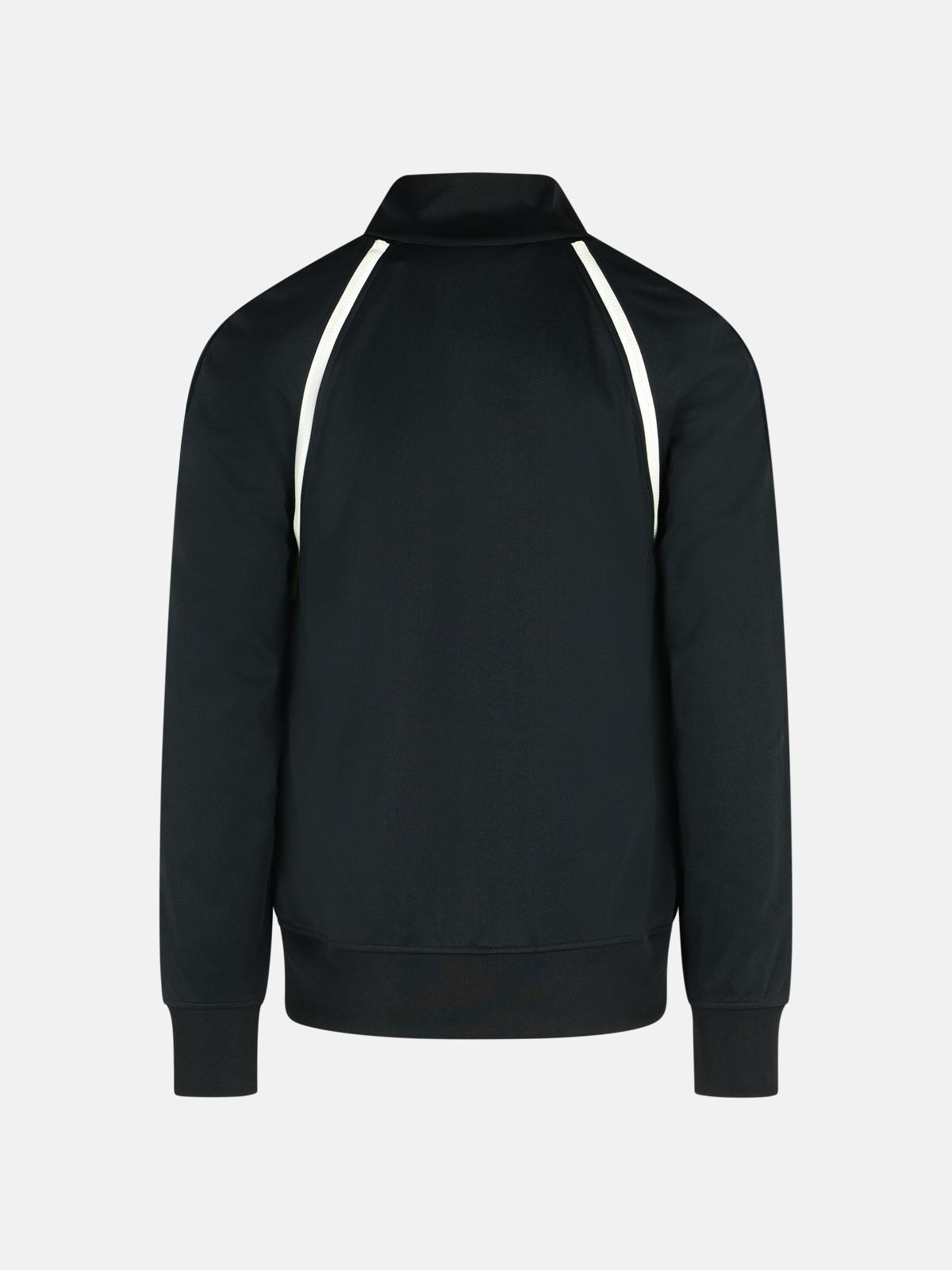'TRACK' BLACK POLYESTER BLEND JACKET - 3