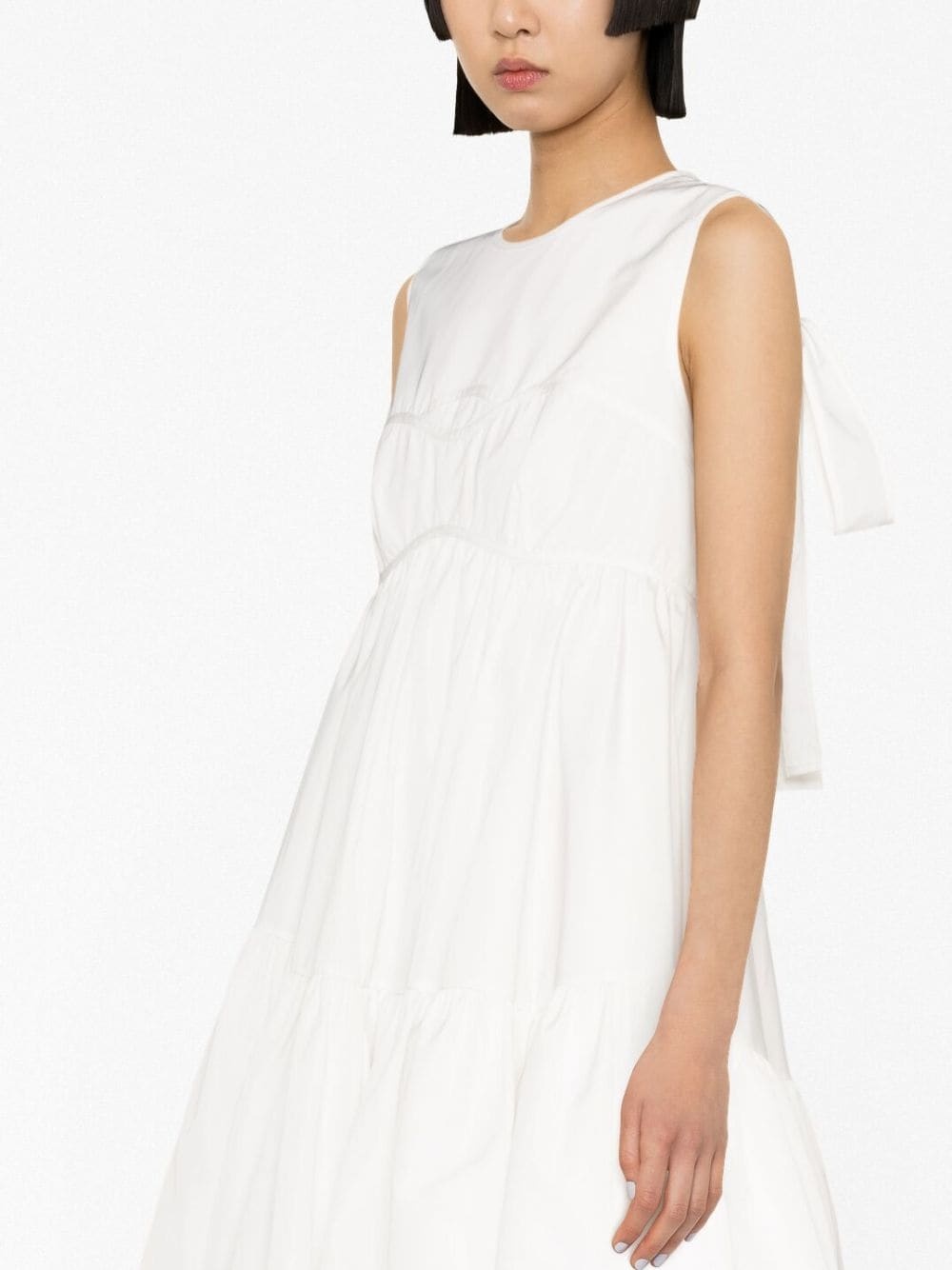 bow-detail minidress - 3