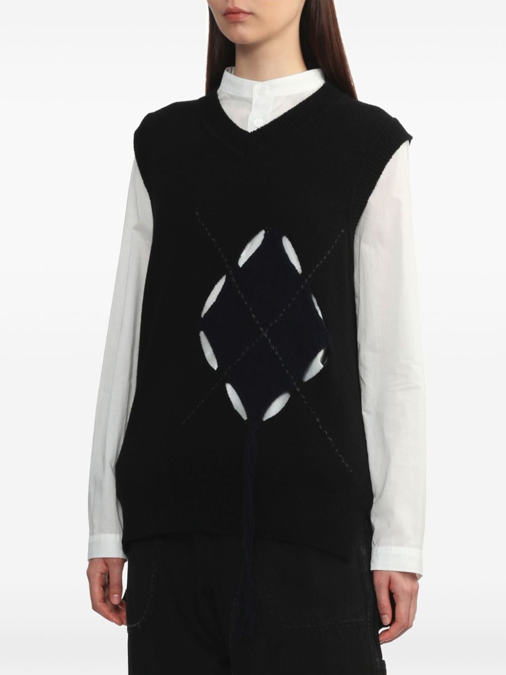 Cut-out detailing vest - 3