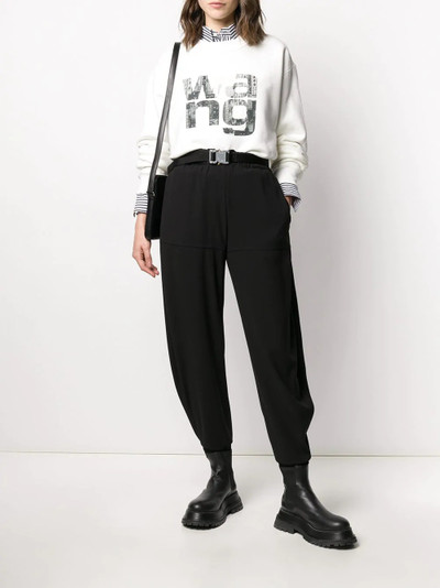 Alexander Wang logo print sweatshirt outlook