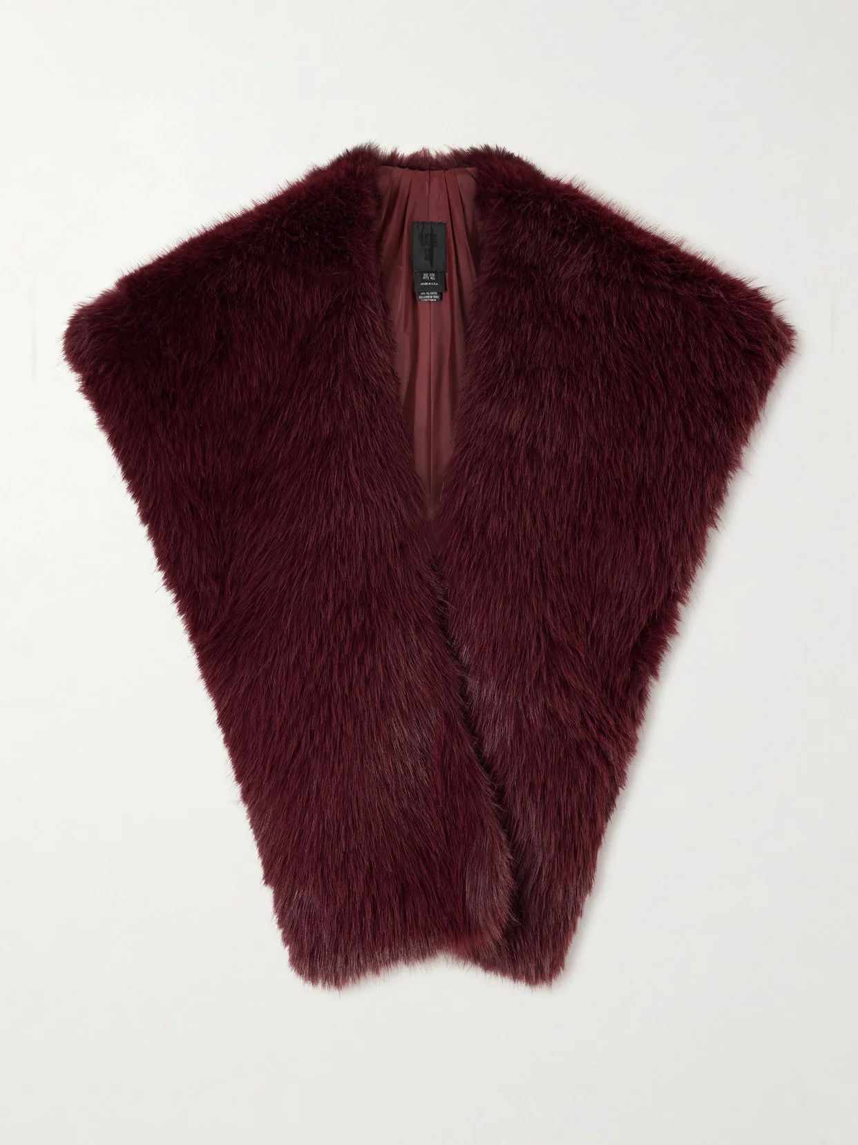 Oversized Plush Shawl - 1