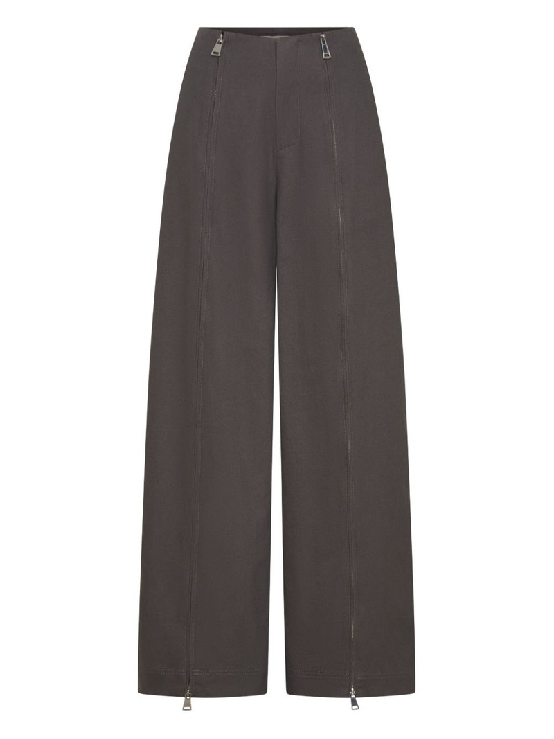 Amalia zip-detail trousers 1