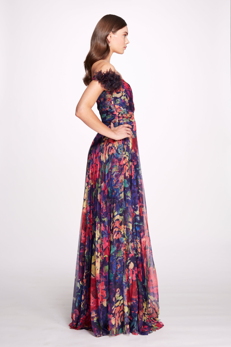 Marchesa AQUARELLE GOWN outlook