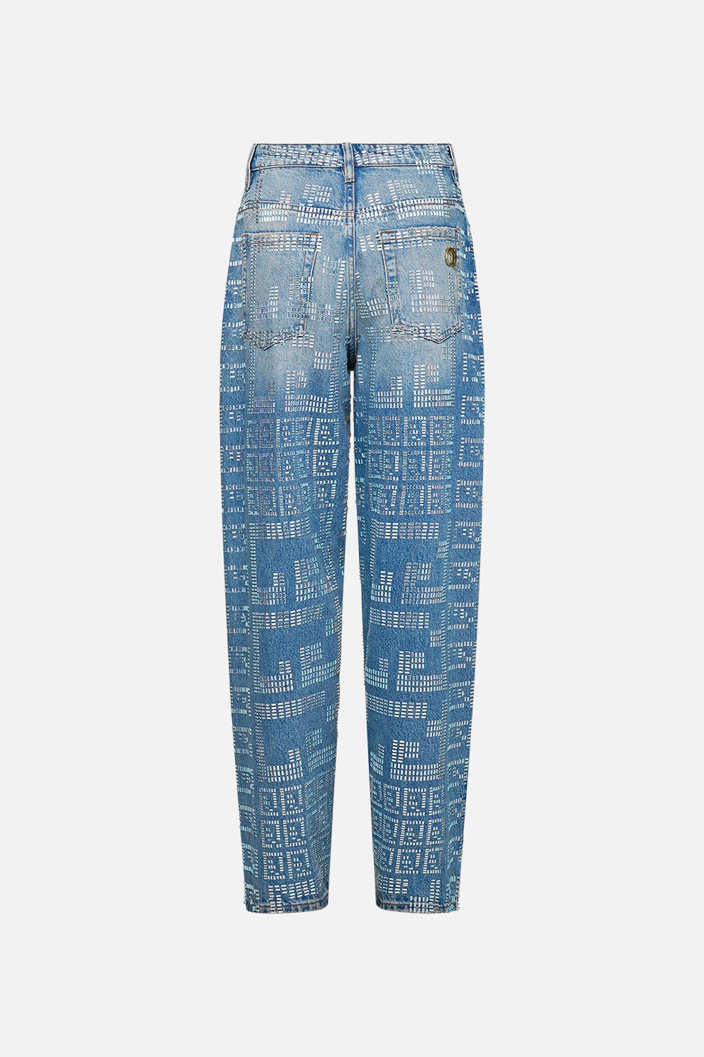 MILLA MYSTIC MONOGRAM GIRLFRIEND JEAN - 6