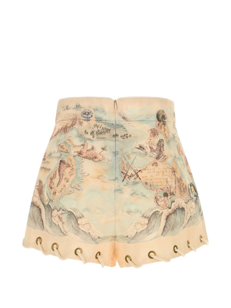 Zimmermann Rebellion printed shorts outlook