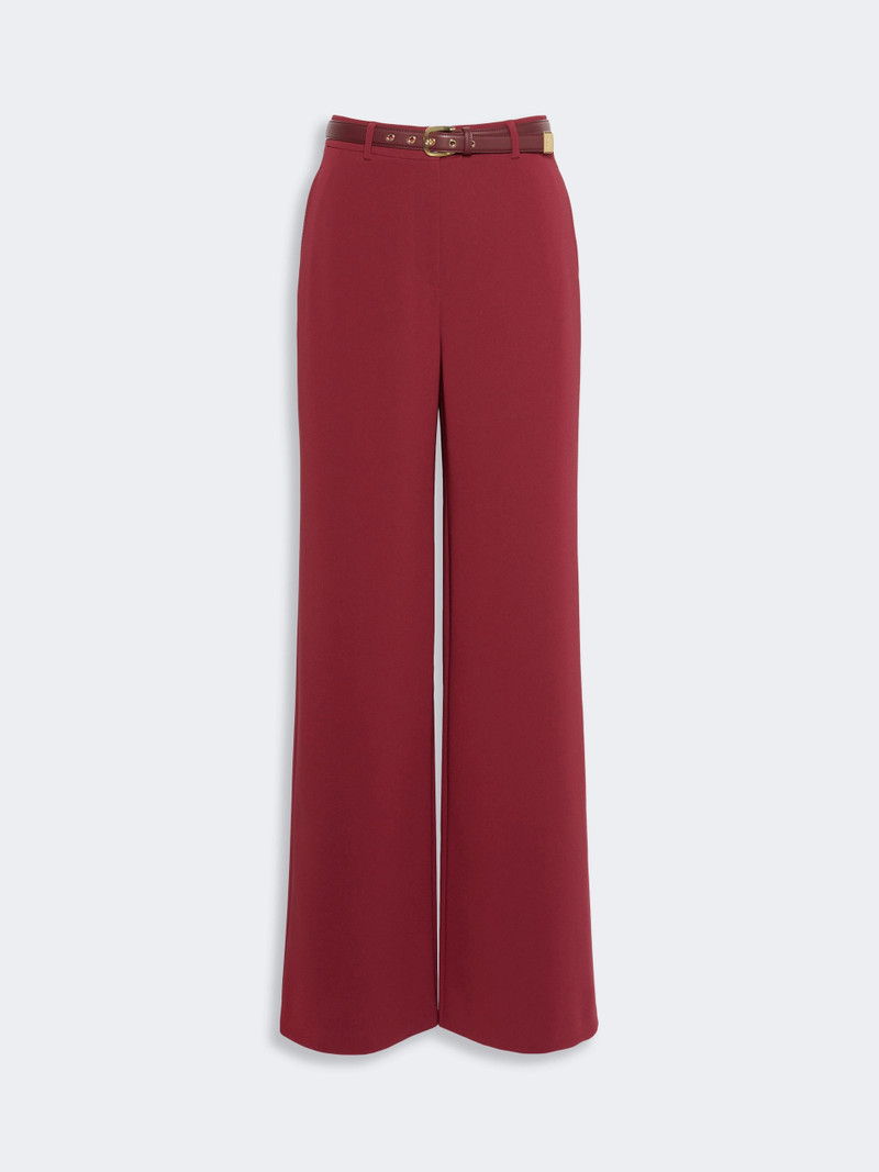 AMICO Wide-fit cady trousers - RUBY 1