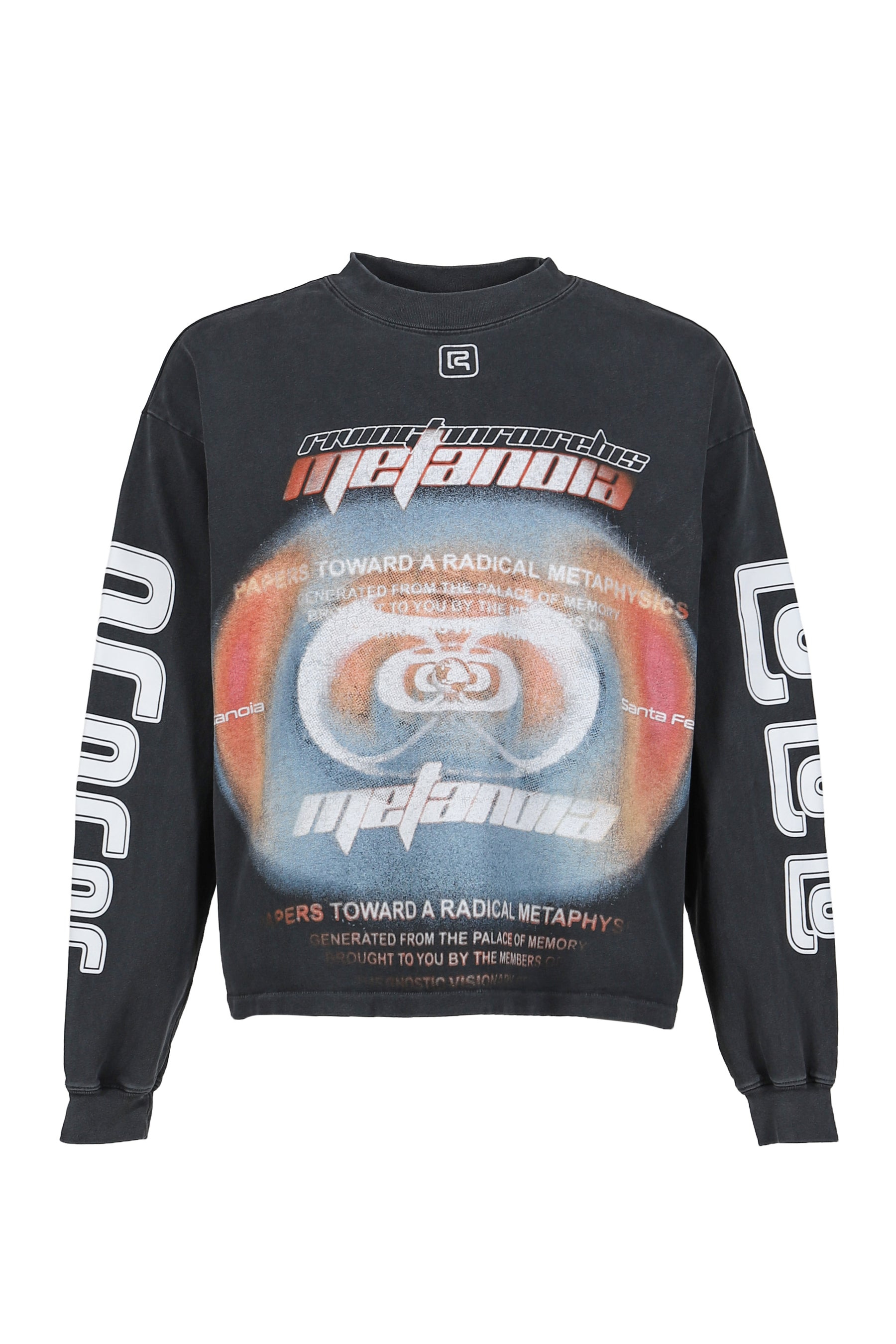 DIVINITY PAPER GARDEN LS TEE / FADED BLK - 1