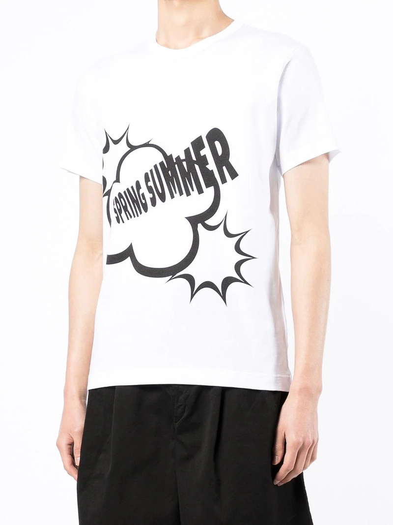 slogan-print cotton T-shirt 3