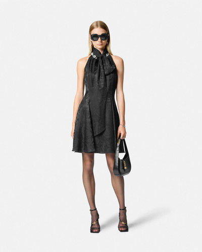 VERSACE Barocco Scarf-Tie Mini Dress outlook
